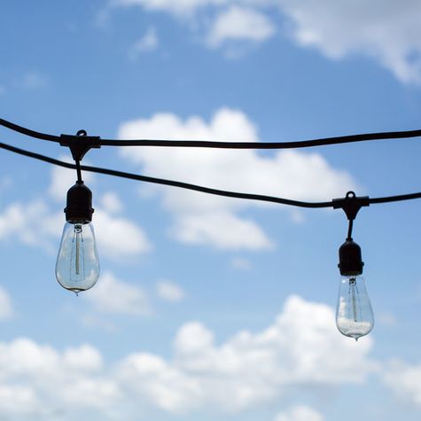 Outdoor Cafe String Lights| Barn Light Electric