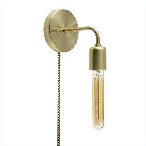 Downtown Minimalist Plug-In Wall Sconce | Barn Light Electric